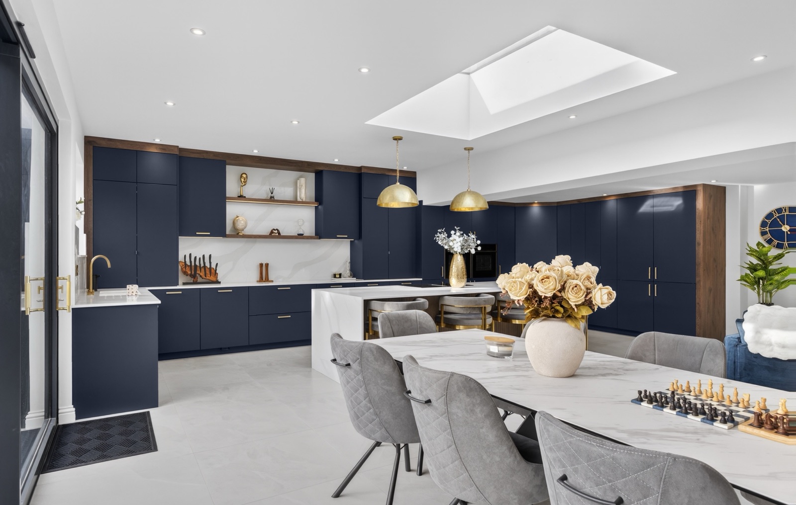 Beaconsfield Blue Kitchen kitchen project