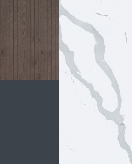 Beaconsfield Blue Kitchen materials and finishes