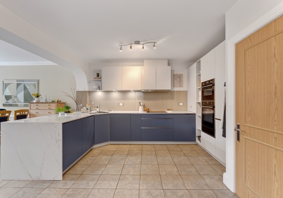 Cypress Blue & Clay Kitchen by Schmidt Winchester