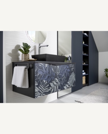 Jungle Navy Bathroom design detail
