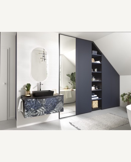 Jungle Navy Bathroom layout image