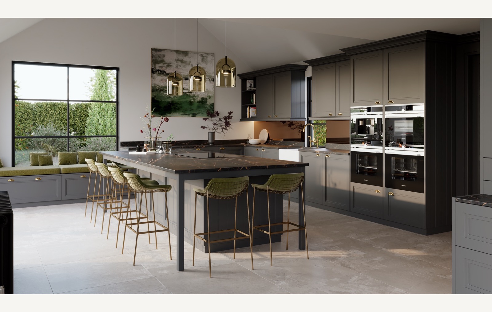 Shaker Kitchen in Dark Hue project